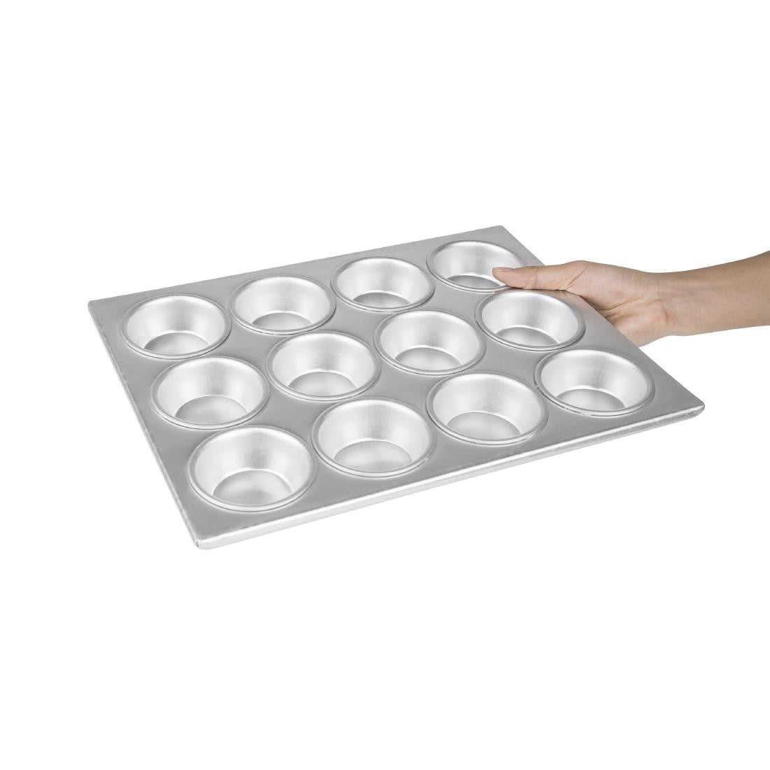 Vogue Aluminium Muffin Tray 12 Cup C561