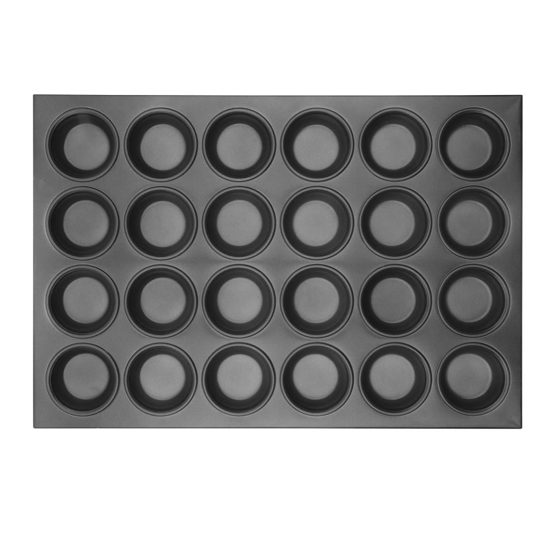 Vogue Aluminium Non-Stick Muffin Tray 24 Cup C564
