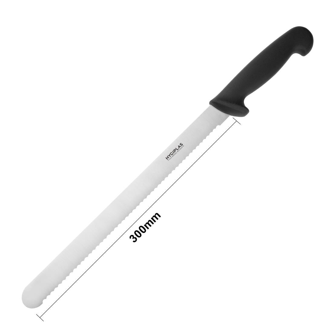 Hygiplas Serrated Slicer Black 30.5cm C580