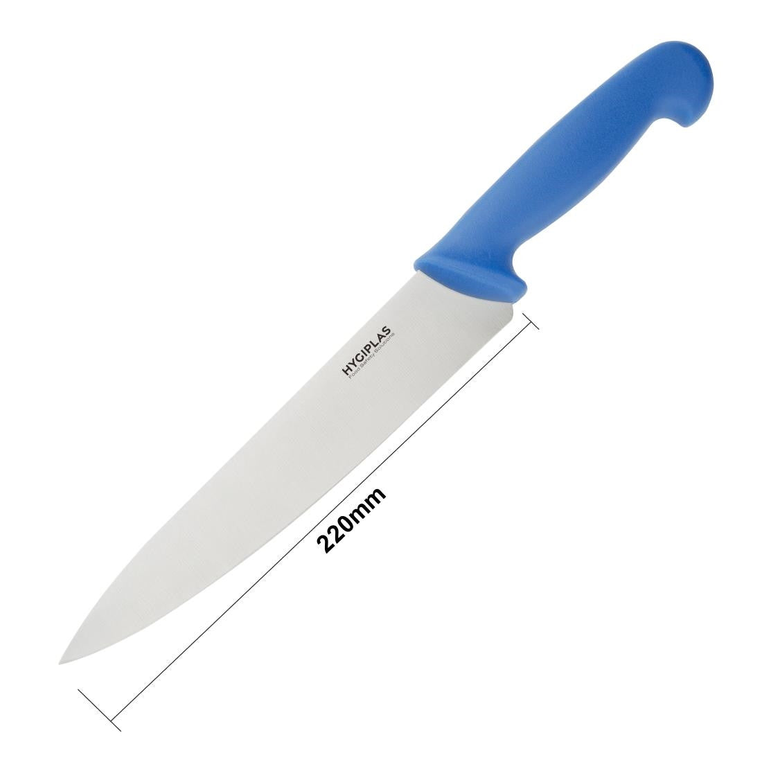 Hygiplas Chefs Knife Blue 21.5cm C851