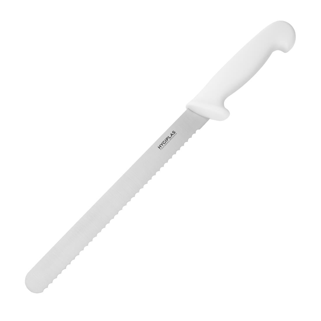 Hygiplas Serrated Slicer White 25.5cm C883