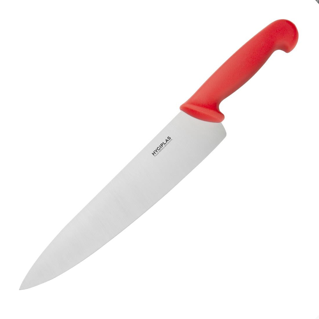Hygiplas Chefs Knife Red 25.5cm C886