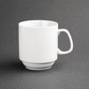 Olympia Whiteware Stacking Mugs 284ml 10oz 12 Pack CB461