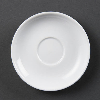 Olympia Whiteware Espresso Saucers 12 Pack CB465