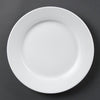 Olympia Whiteware Wide Rimmed Plates 250mm 12 Pack CB481