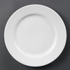 Olympia Whiteware Wide Rimmed Plates 310mm 6 Pack CB483