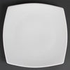 Olympia Whiteware Rounded Square Plates 270mm 6 Pack CB493