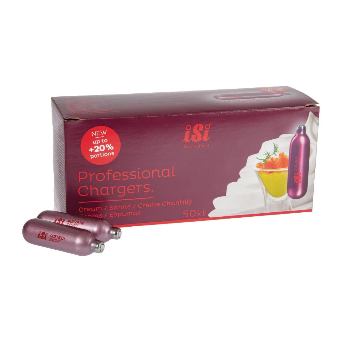 iSi Whipper Charger Bulbs (Pack of 50) CB505