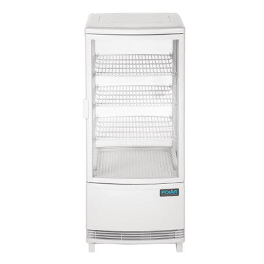 Polar C-Series Curved Door Display Fridge 86Ltr White CB507