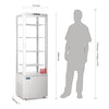 Polar C-Series Curved Door Display Fridge 235Ltr White CB509