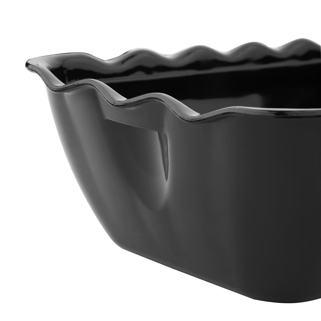 Olympia Kristallon Salad Crock 2Ltr Black CB753