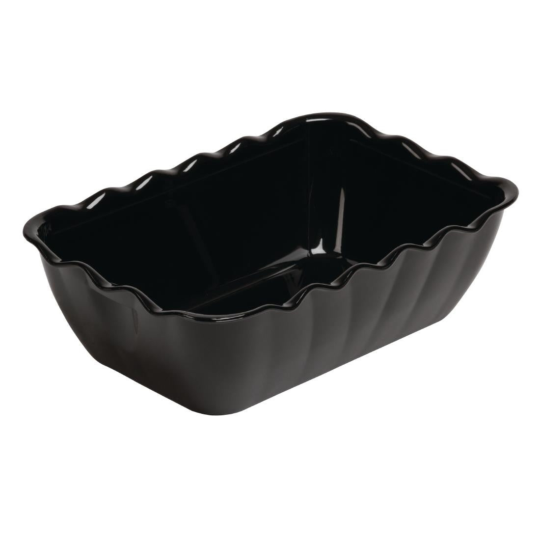 Olympia Kristallon Salad Crock 2Ltr Black CB753