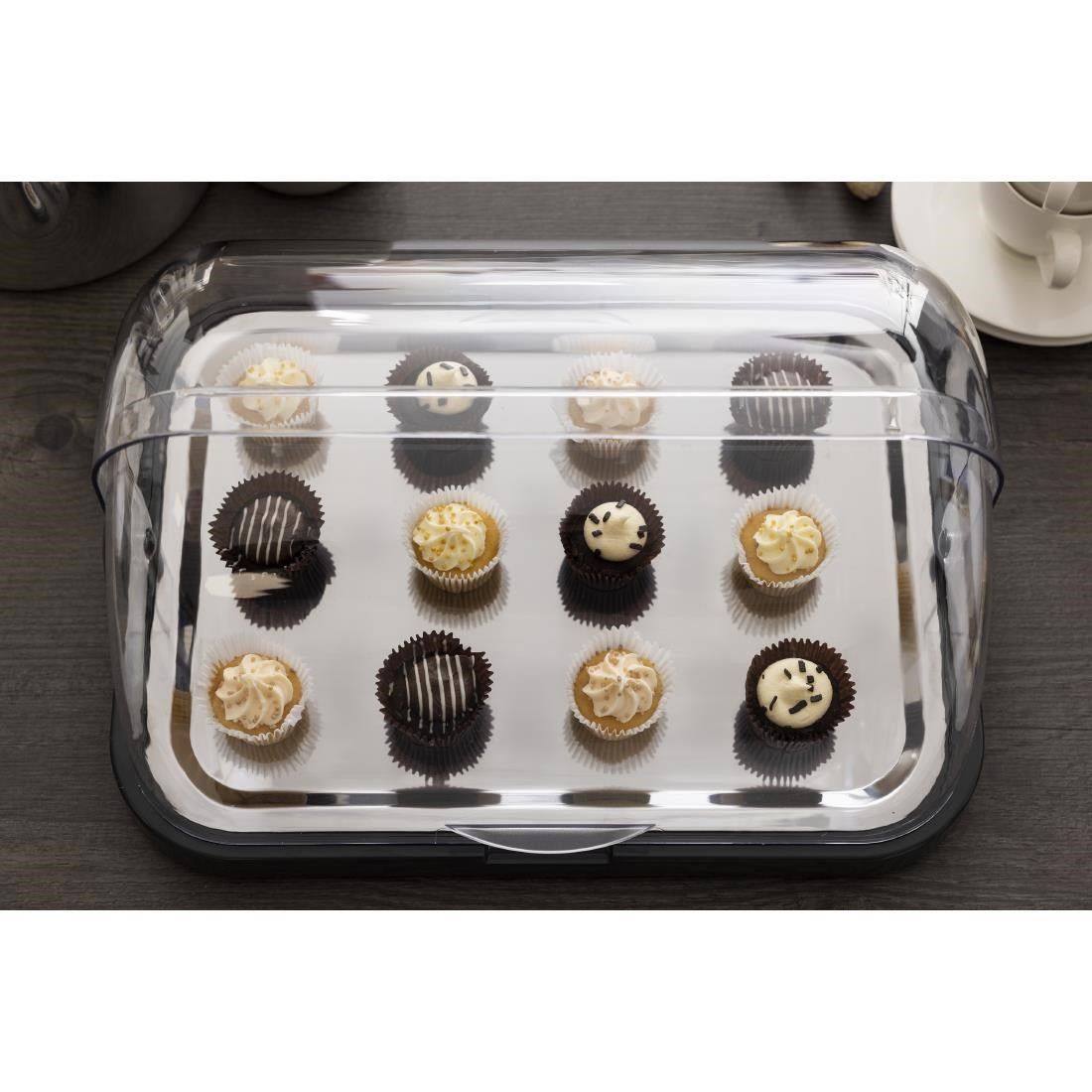 APS Roll Top Cool Display Tray Single Deck CB793