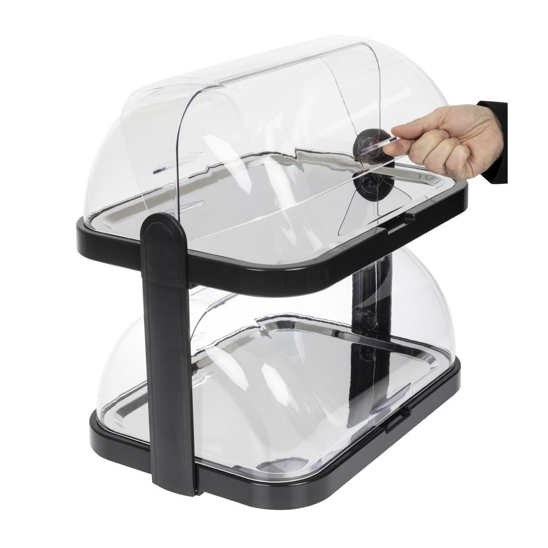 APS Roll Top Cool Display Tray Double Deck CB794