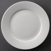 Olympia Athena Wide Rimmed Plates 228mm White 12 Pack CC208
