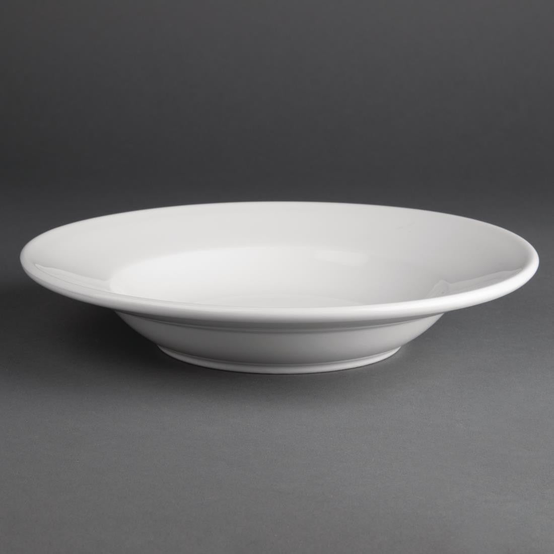 Olympia Athena Rimmed Soup & Pasta Bowls 228mm 210ml 6 Pack CC214