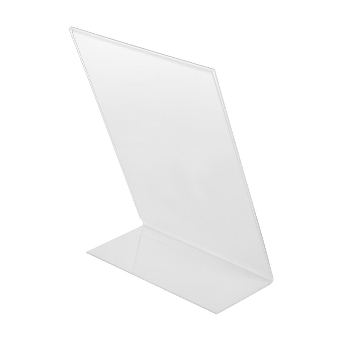 Slanted Acrylic Menu Holder A4 CC445