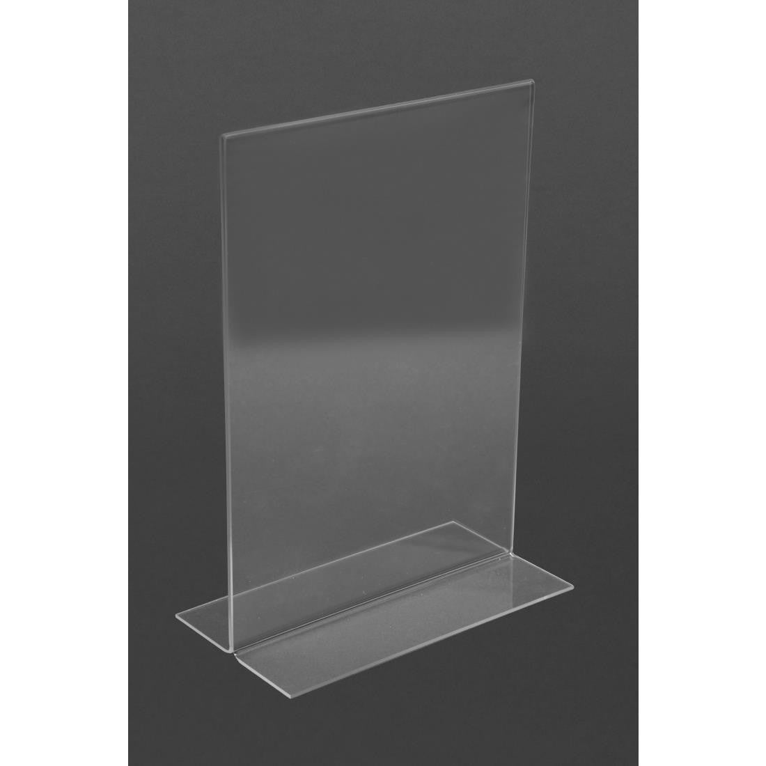 Olympia Upright Acrylic Menu Holder A5 CC446