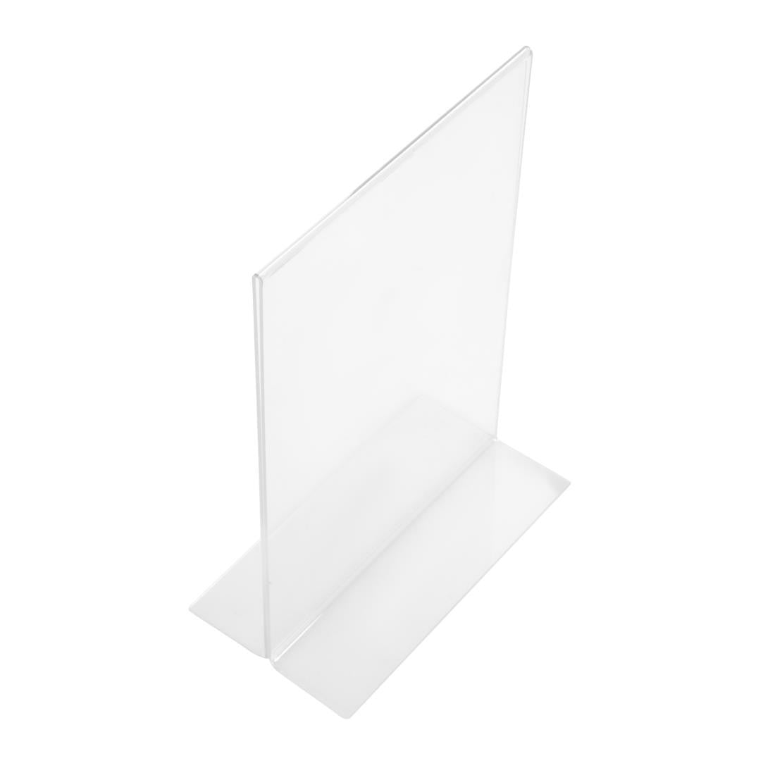 Olympia Upright Acrylic Menu Holder A5 CC446