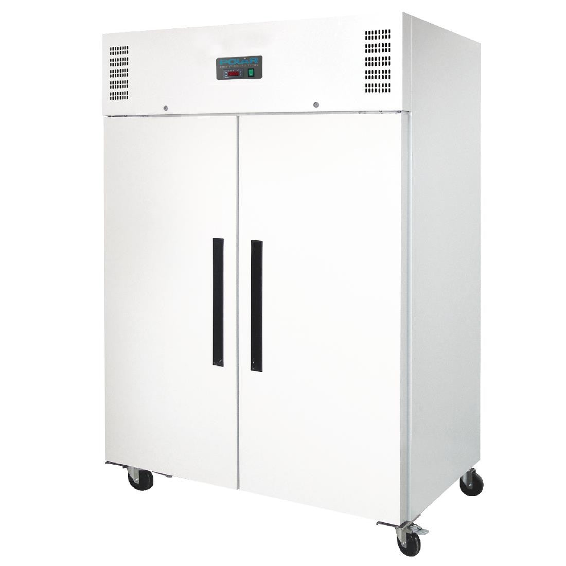 Polar G-Series Upright Double Door Fridge 1200Ltr White CC663