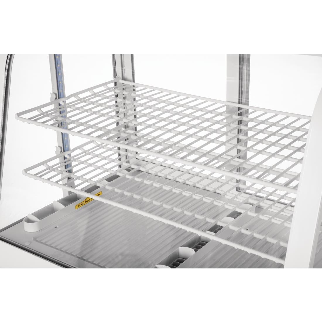 Polar C-Series Countertop Food Display Fridge 100Ltr White CC666