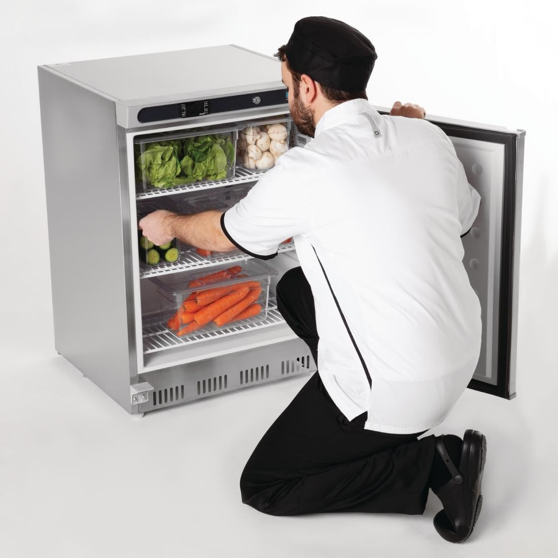 Polar C-Series Stainless Steel Under Counter Fridge 150Ltr CD080