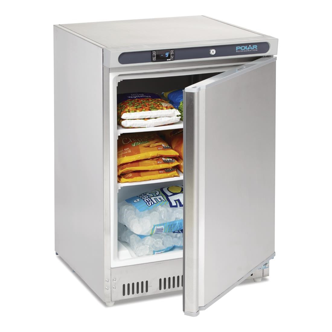 Polar C-Series Stainless Steel Under Counter Freezer 140Ltr CD081
