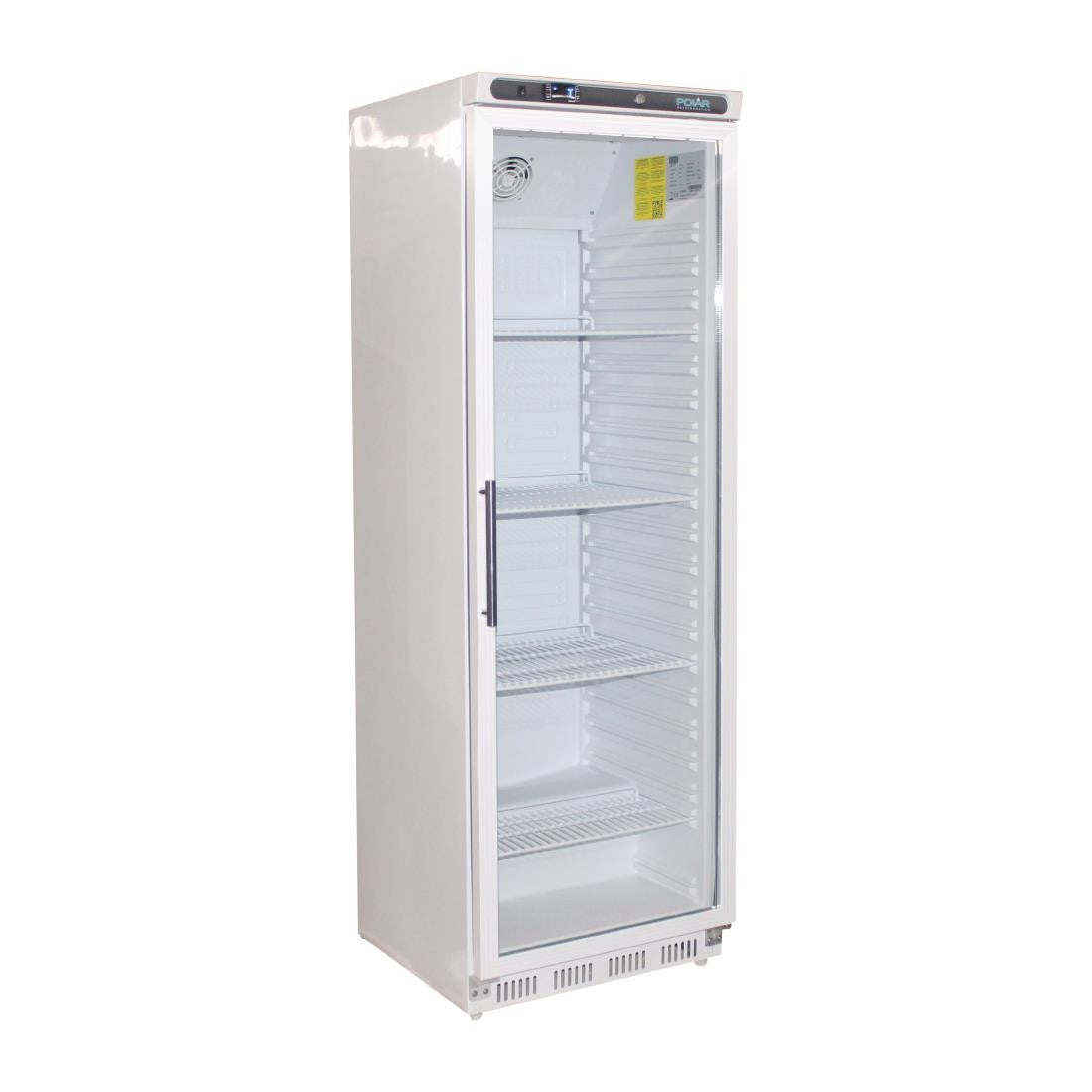 Polar C-Series Upright Display Fridge 400Ltr White CD087