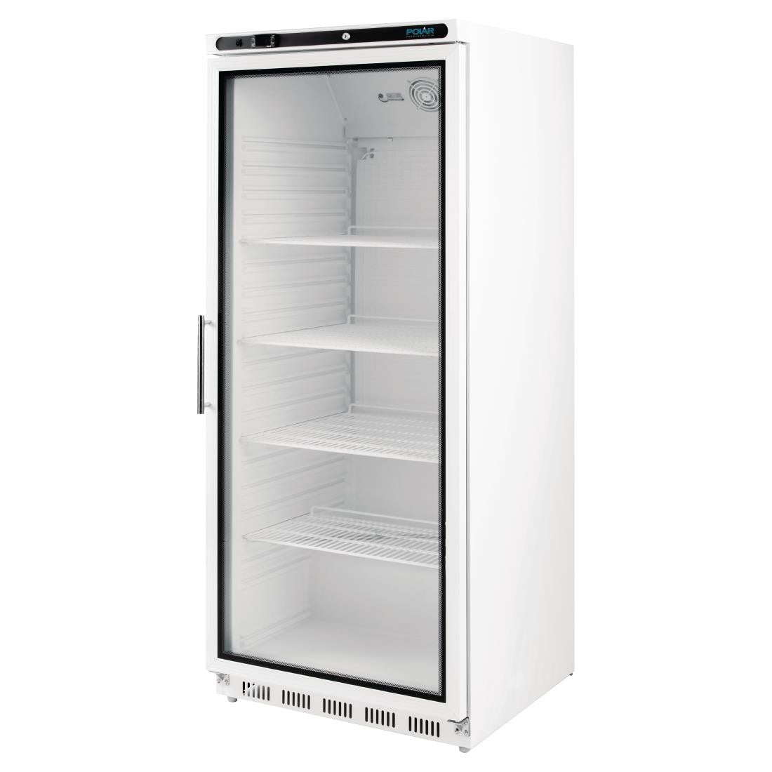Polar C-Series Upright Display Fridge 600Ltr White CD088