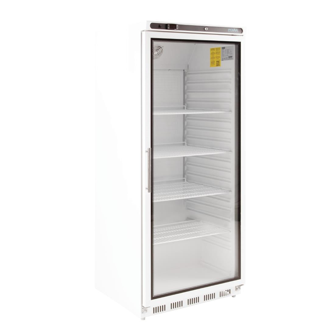 Polar C-Series Upright Display Fridge 600Ltr White CD088