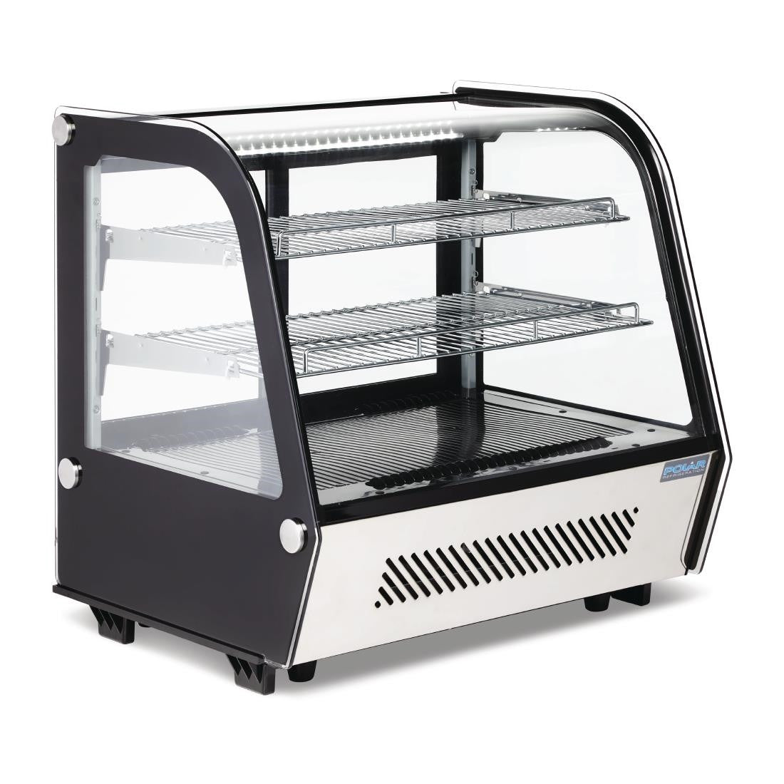 Polar G-Series Countertop Food Display Fridge 120Ltr Black CD229