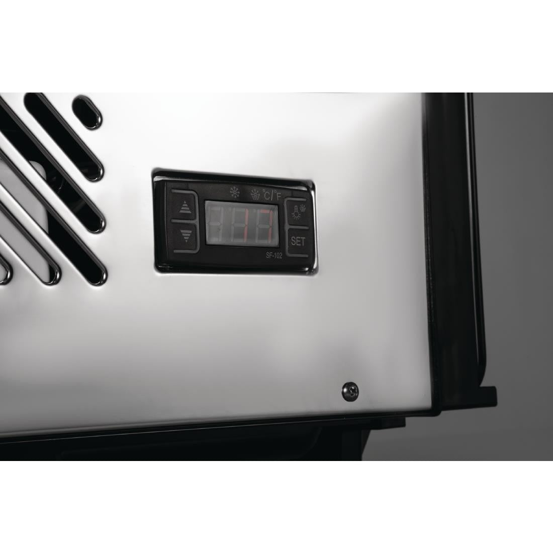 Polar G-Series Countertop Food Display Fridge 160Ltr Black CD230