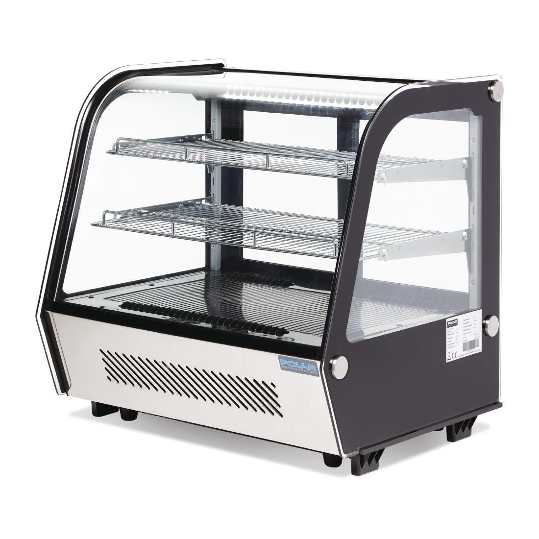 Polar G-Series Countertop Food Display Fridge 120Ltr Black CD229