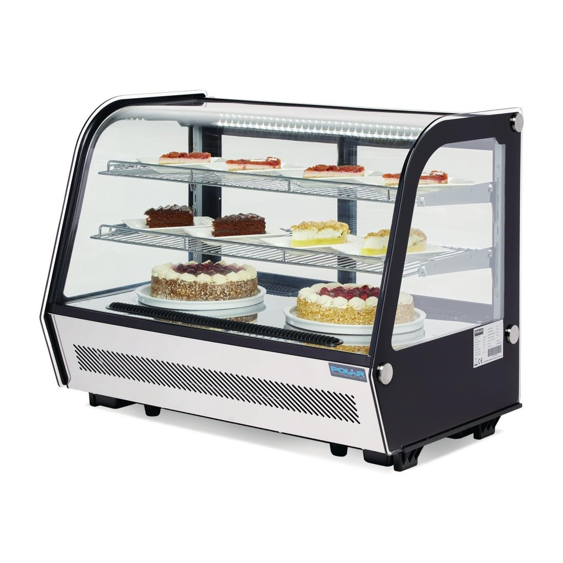 Polar G-Series Countertop Food Display Fridge 160Ltr Black CD230