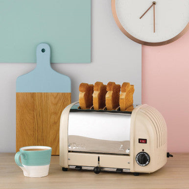 Dualit 4 Slice Vario Toaster Utility Cream 40354 CD331