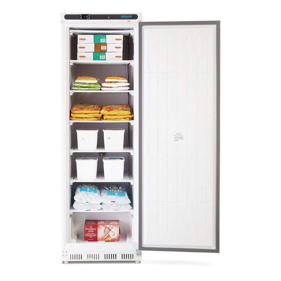 Polar C-Series Upright Freezer White 365Ltr CD613