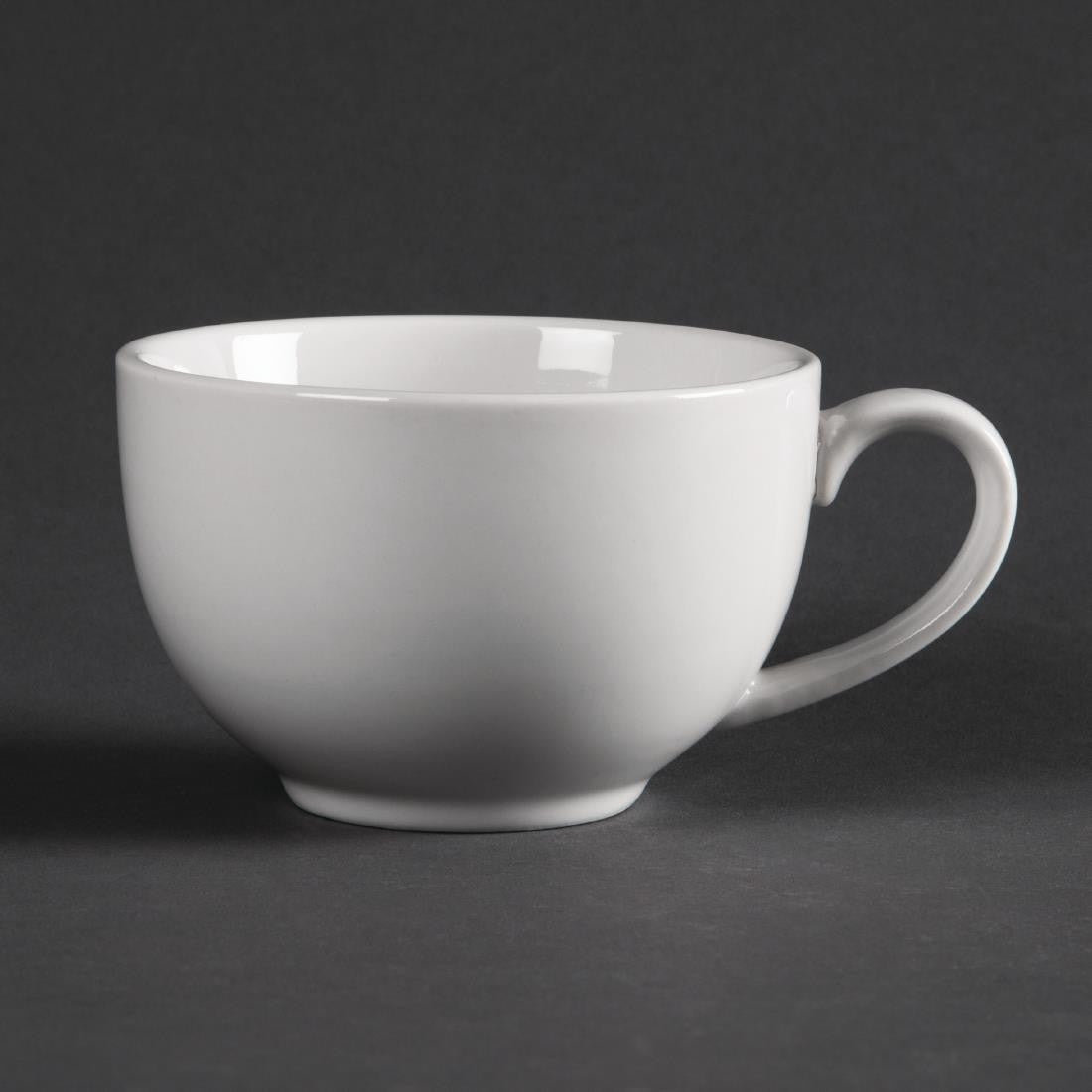 Olympia Whiteware Elegant Cups 230ml 8oz 12 Pack CD735