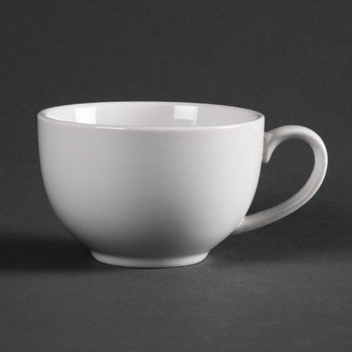 Olympia Whiteware Elegant Cups 230ml 8oz 12 Pack CD735