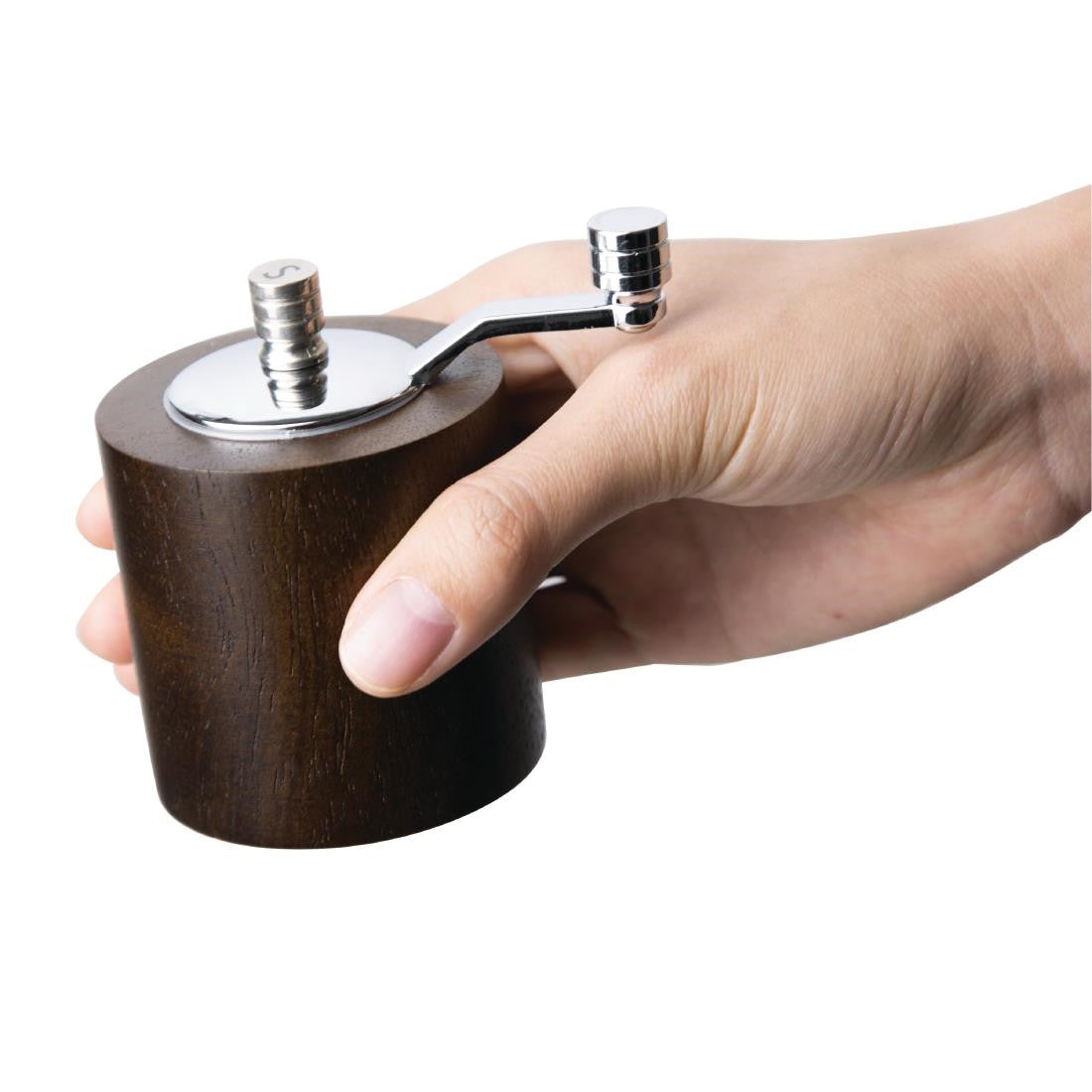 Olympia Dark Wood Salt and Pepper Mill Grinder Set CE247
