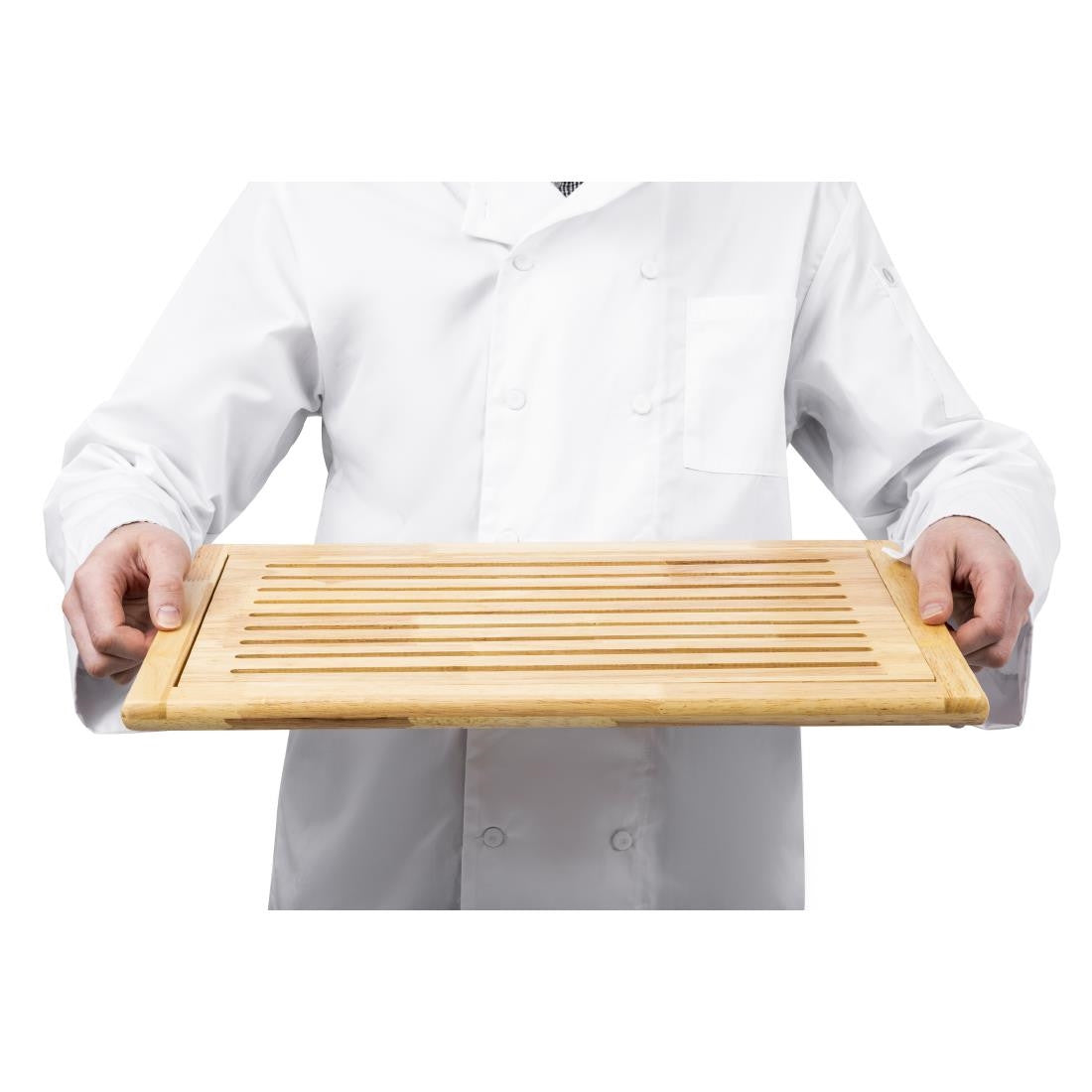 APS Thick Slatted Wooden Chopping Board CF029