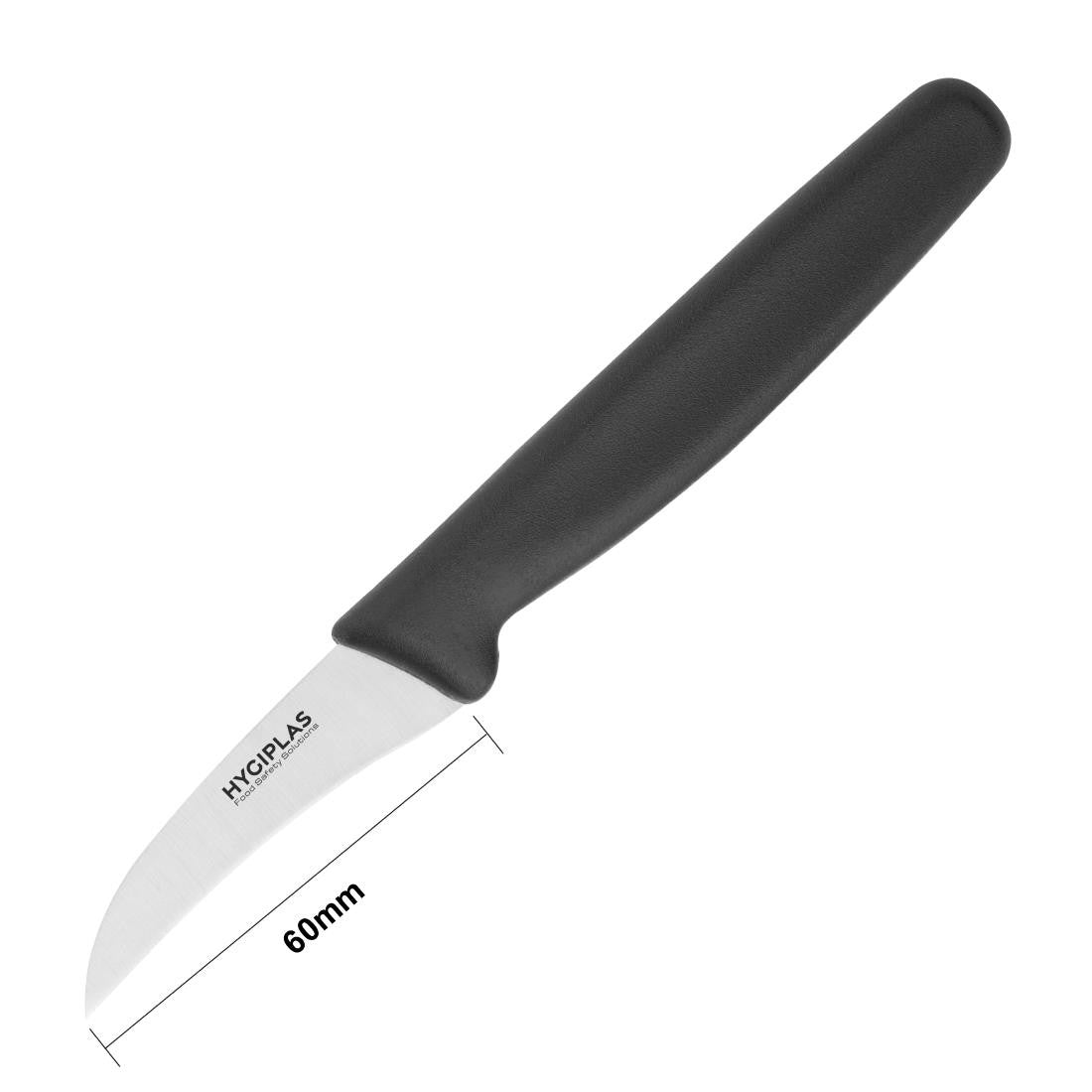 Hygiplas Paring Knife Black 6.5cm CF899