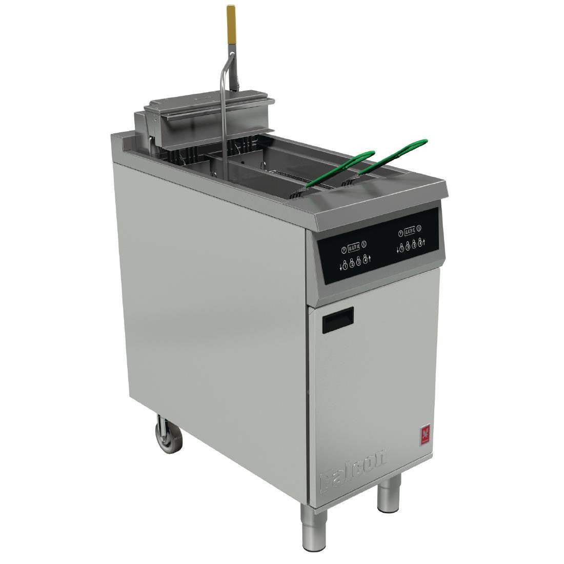 Falcon 400 Series Twin Tank Twin Basket Free Standing Electric Filtration Fryer E422 CG961