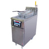 Falcon Infinity Single Tank Twin Basket Free Standing Propane Gas Filtration Fryer G2844F CG966-P