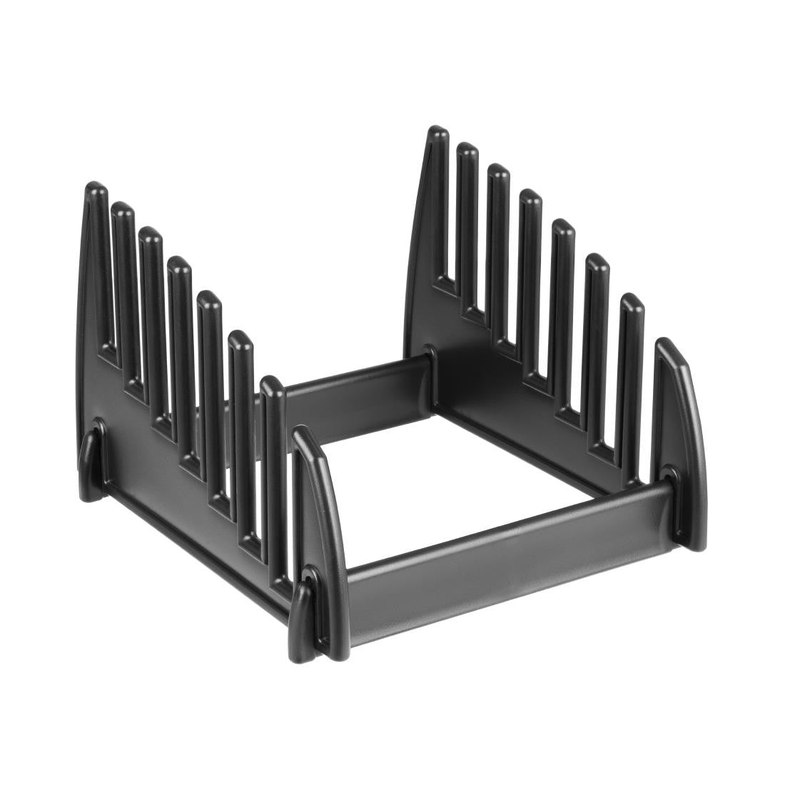 Hygiplas Low Density Chopping Boards Set with Rack (Set of 7 - 10mm High) CH041