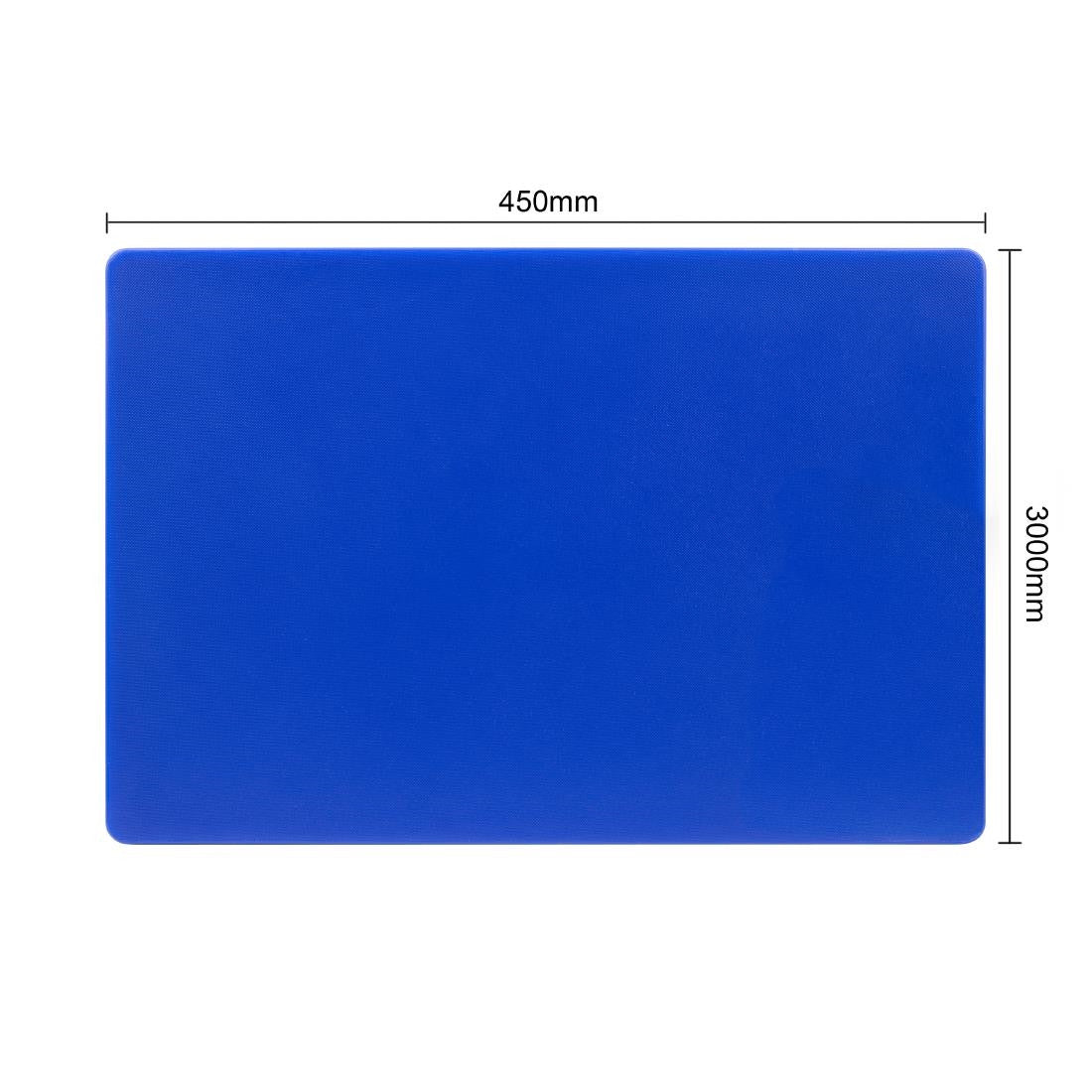 Hygiplas Low Density Chopping Boards Set with Rack (Set of 7 - 20mm High) CH044