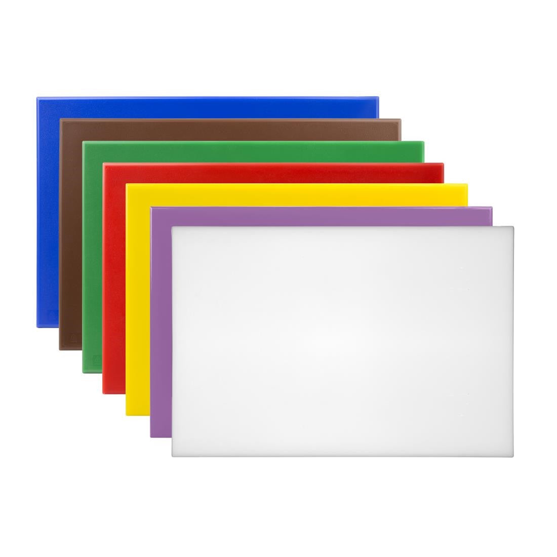Hygiplas High Density Anti Bacterial Chopping Boards (Set of 7 - 10mm High) CH045