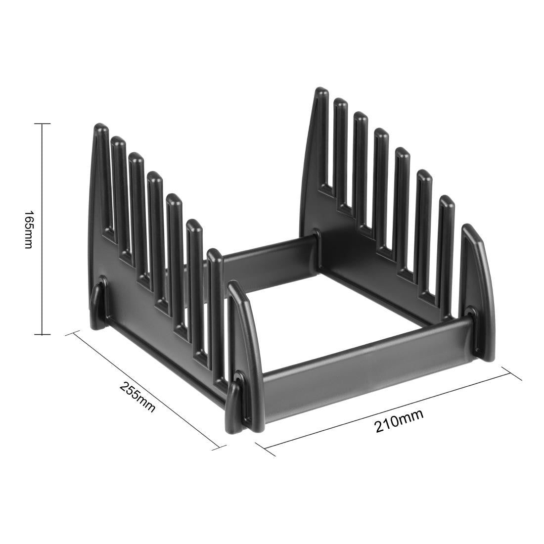 Hygiplas Plastic Chopping Board Rack - 7x1/2" 14mm slots CH051