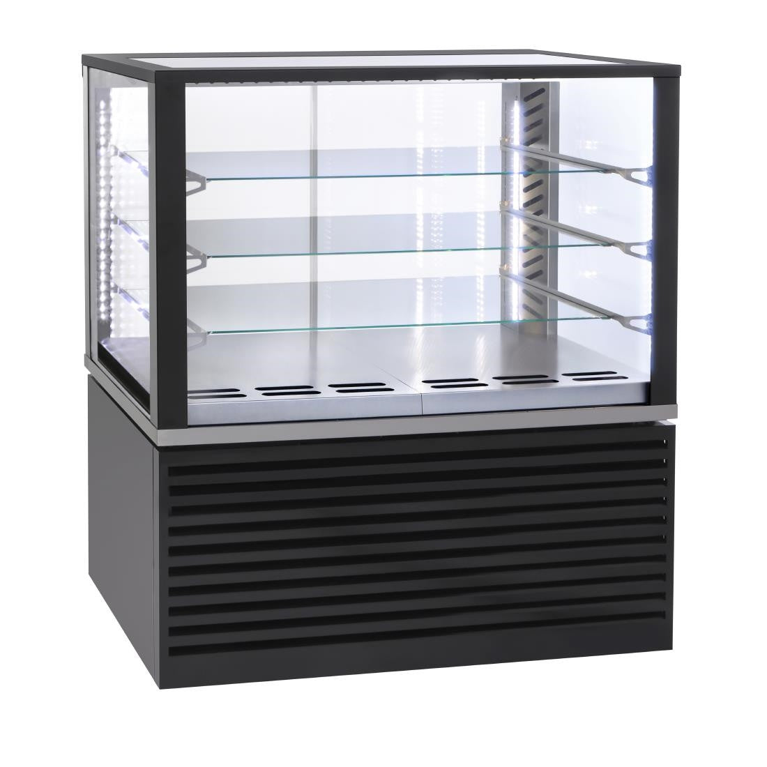 Roller Grill Panoramic Refrigerated Display Cabinet FSC1200 Black CH130