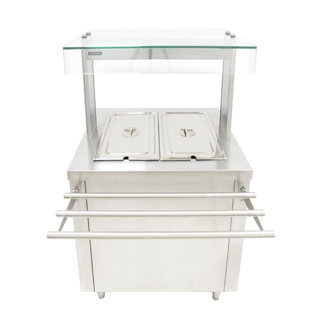 Parry Flexi-Serve Hot Cupboard with Wet Bain Marie Top and Quartz Heated Gantry FS-HBW2PACK CH190