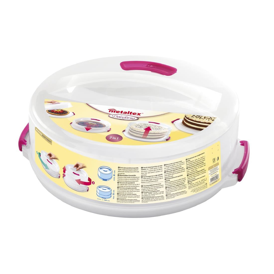 Metaltex Adjustable Cake Carrier 30cm CJ113